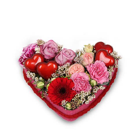 Bloemenhart valentijn